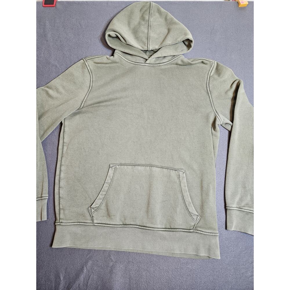 GAP Sweatshirt Womens Large Green Longsleeve Hoodie Kangaroo Pockets